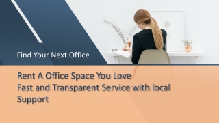 Find Your Next Office