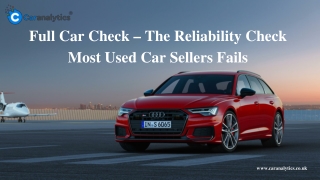 Why Car Check is Crucial for Used Car Buying?