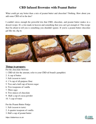 Delicious CBD Brownies Recipe Checkout Ingredients