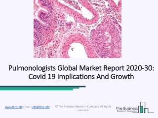 Pulmonologists Market Latest Development And Trends 2020-2023