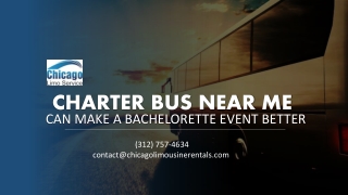 Charter Bus Rental Near Me Can Make a Bachelorette Event Better