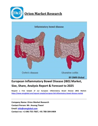 European Inflammatory Bowel Disease (IBD) Market Market Size, Share and Forecast 2019-2025