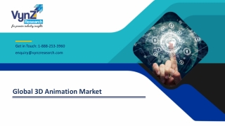 Global 3D Animation Market – Analysis and Forecast (2019-2024)
