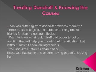 Treating Dandruff & Knowing the Causes