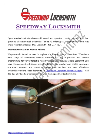 Downtown Locksmith Phoenix AZ