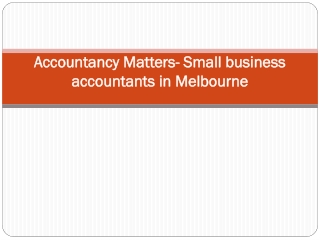 Accountancy Matters- Small business accountants in Melbourne