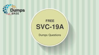 Apple Service Fundamentals SVC-19A Free Dumps Questions Online | DumpsBase 2020