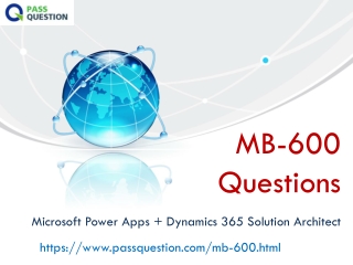 PassQuestion Microsoft MB-600 exam questions