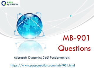 PassQuestion Microsoft MB-901 exam questions