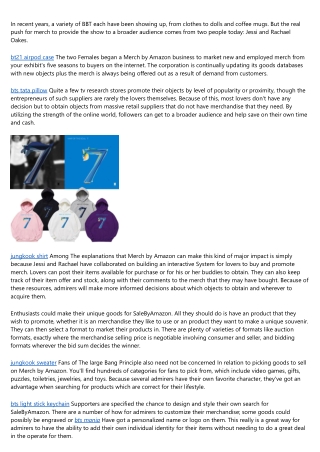 Why You Should Focus on Improving bts mania shop