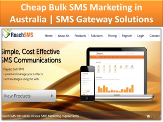 Send and receive SMS Australia