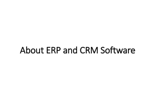 What is CRM software?