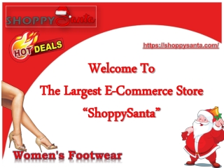 Buy Women's Footwear Online at ShoppySanta