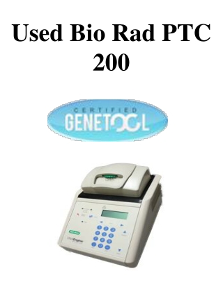 Used Bio Rad PTC 200