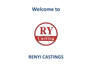 CNC Machining Services - RENYI CASTINGS