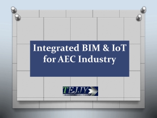 Integrated BIM & IoT in the AEC Sector | BIM Service Provider in USA | Tejjy Inc.