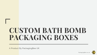 Custom Bath Bomb Packaging Boxes