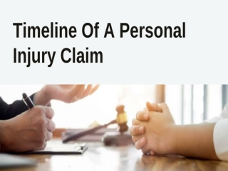 Timeline Of A Personal Injury Claim