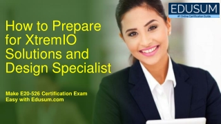 Dell EMC DCS-TA E20-526 Exam Guide and Latest Questions Answers [PDF]