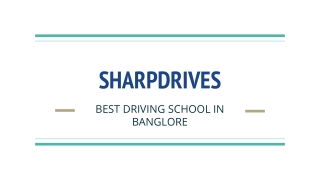 Sharpdrives - Here Comes the “L” Board: Make Way For Them and Help Them Learn