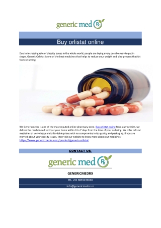 Buy orlistat online