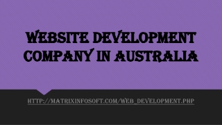 Website Development Company in Australia