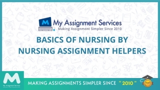 Basics Of Nursing By Nursing Assignment Helpers