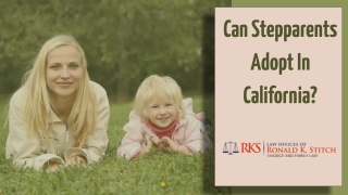 Can Stepparents Adopt In California?