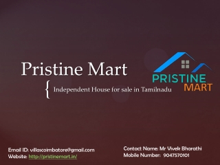 Pristine Mart- Independent House for Sale