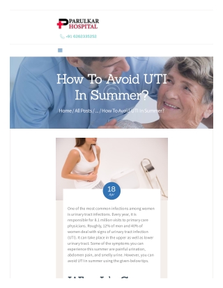 How To Avoid UTI In Summer?