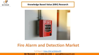 Fire Alarm and Detection Market size is expected to reach $57.4 billion by 2025 - KBV Research