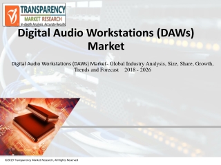 Digital Audio Workstations (DAWs) Market is projected to reach US$ 16,454.9 Mn by 2026