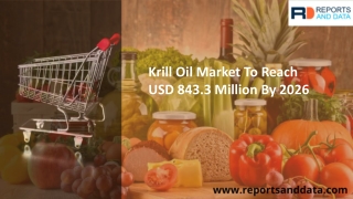 Krill Oil Market  study applications types and market analysis including growth trends and forecasts to 2027