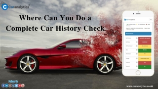 The Best Method To Check My Car History Easily And Effectively