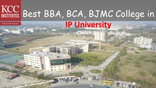Top BBA, BCA, BJMC, Bcom college in IP University