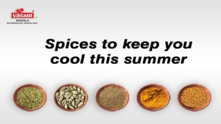 spices to keep your body cool in summers