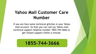 Call Yahoo Customer Care Number 1(855)=744-3666