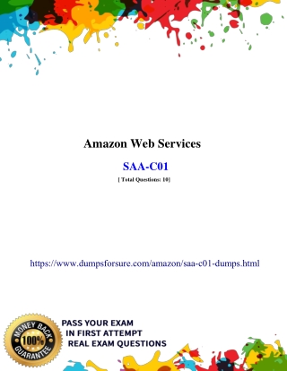 Get Real Amazon SAA-C01 Exam Questions answers - DumpsforSure