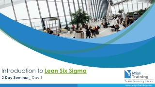 Introduction to Lean Six Sigma