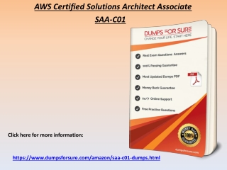 Pass Your Amazon SAA-C01 Exam In First Attempt - SAA-C01 Dumps PDF