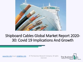 Shipboard Cables Market Insights, Deep Analysis of Key Vendor in the Industry 2019-2023