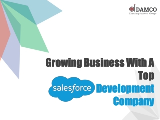 Growing Business With A Top Salesforce Development Company