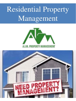 Residential Property Management