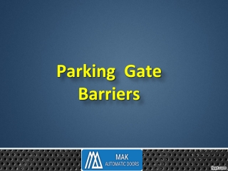 Parking Gate Barriers Sharjah, Gate Barriers Sharjah, Car Parking Barriers Sharjah - MAK Automatic Doors