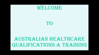 Aged Care Qualifications