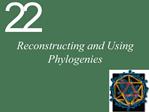 Reconstructing and Using Phylogenies