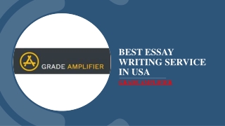Best Essay Writing Service in USA | Grade Amplifier
