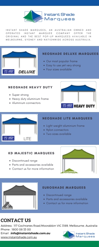 Buy Marquee in Melbourne for Effective Outdoor Promotions
