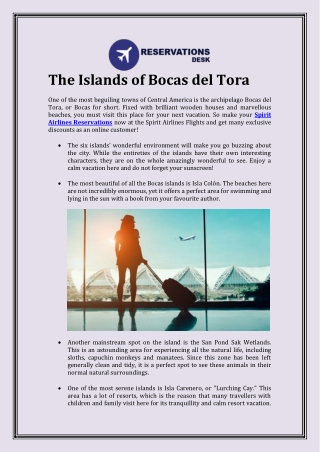 The Islands of Bocas del Tora