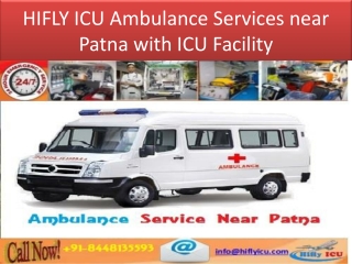HIFLY ICU Ambulance Services near Patna with ICU Facility